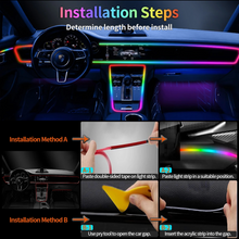 Load image into Gallery viewer, Ambient LED lights for car-USB compatible-Bluetooth-Universal
