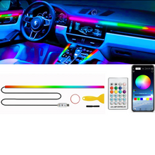 Load image into Gallery viewer, Ambient LED lights for car-USB compatible-Bluetooth-Universal
