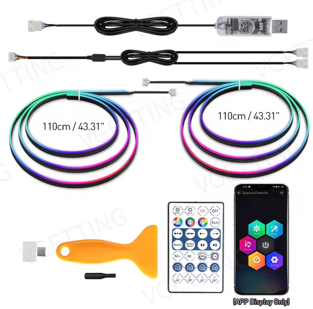 InterludeLighting™ V2 Ambient Car Lights